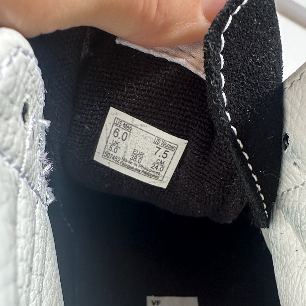 Vans Classic Black and White High-Tops - Picture 5 of 8